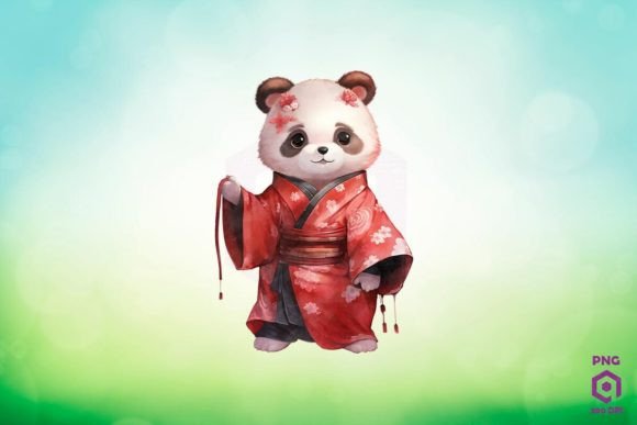 Download Brown Bear Wearing Kimono Clipart PNG - Brown bear Collection