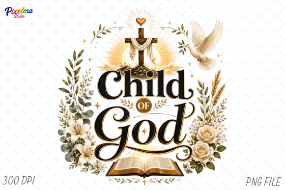 Download Child of God Faith Quote PNG Bible Shirt - Premium Resources